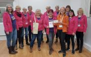 Alzheimers Research UK receive a cheque